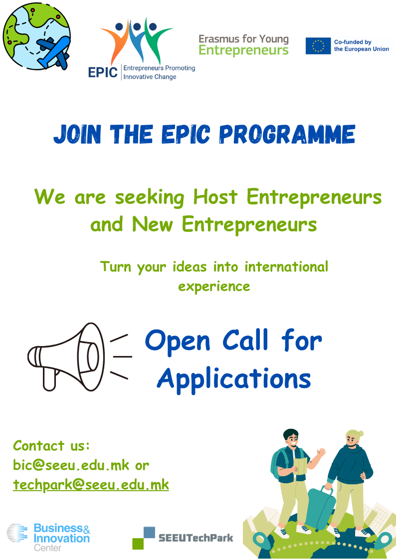 EPIC Programme – Erasmus for Young Entrepreneurs